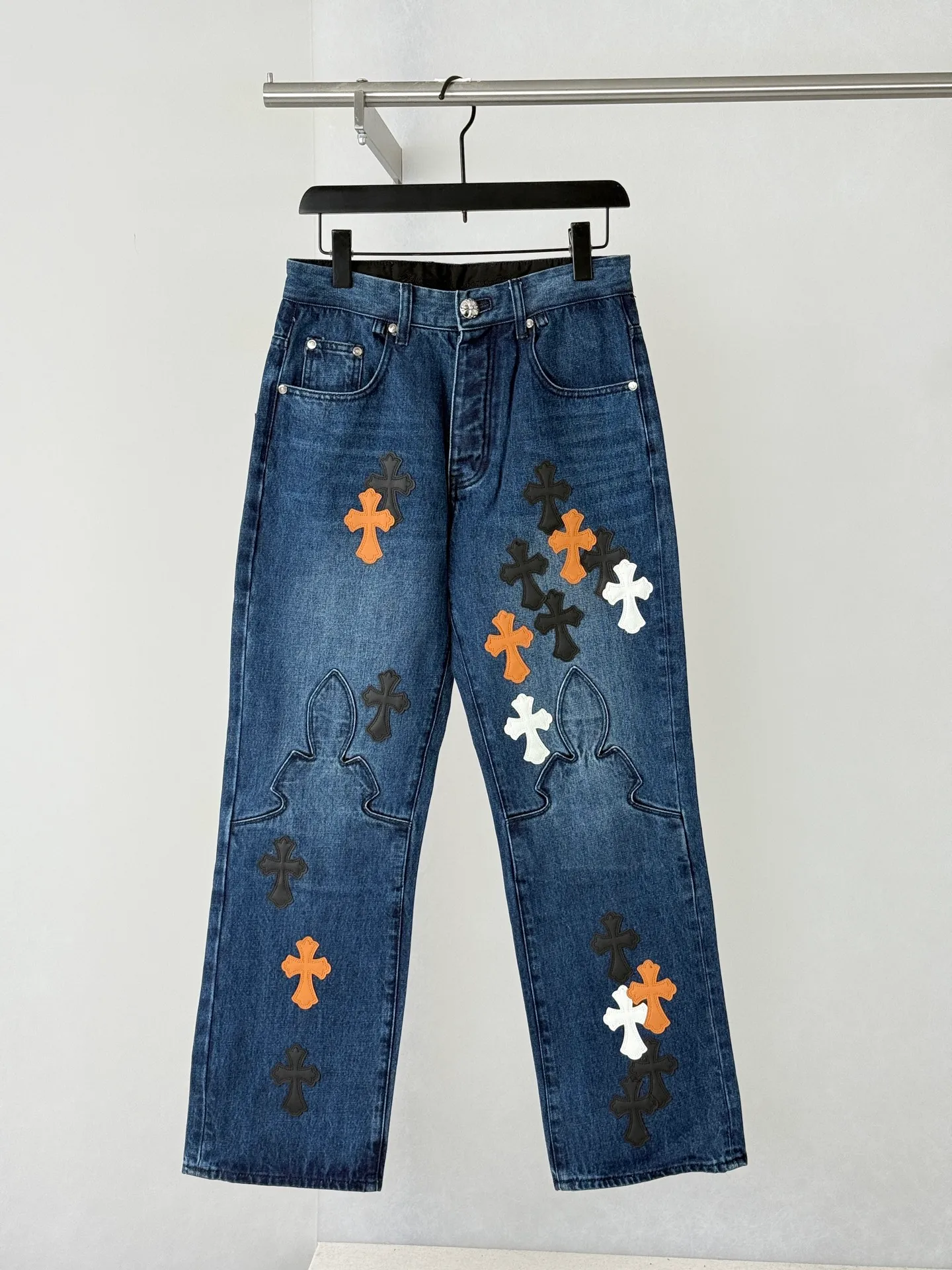 Chrome Heart Ch ， 、 、 Genuine Leather ， 、 、 、 、 ， ， ， 、 。 Size：28/30/32/34/36